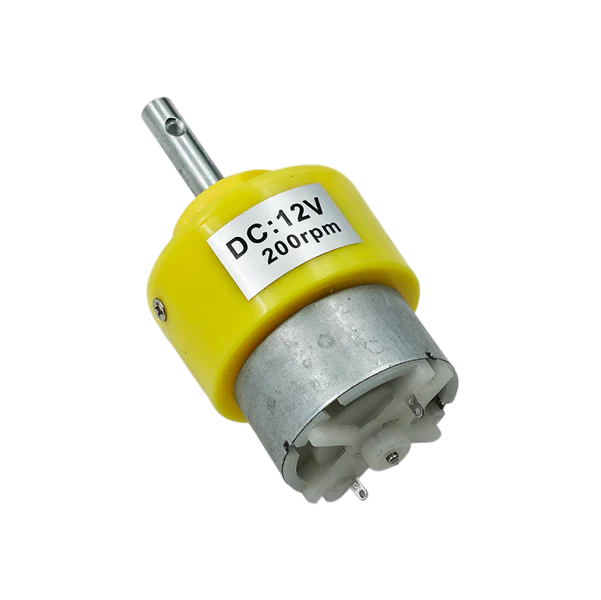 12V DC Motor Metal Gear 200 RPM